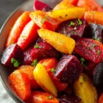 Honey Roasted Beets and Carrots – Sweet & Simple First Image