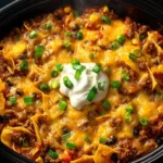 Crockpot Taco Casserole First Image
