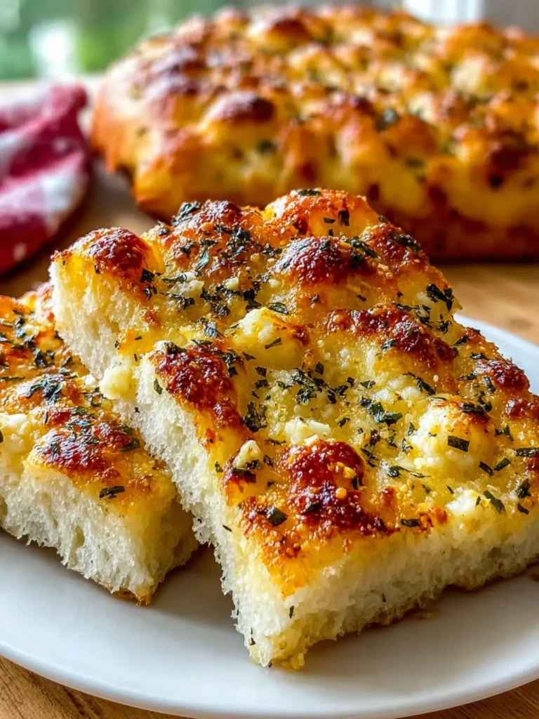 Garlic Parmesan Focaccia Bread First Image