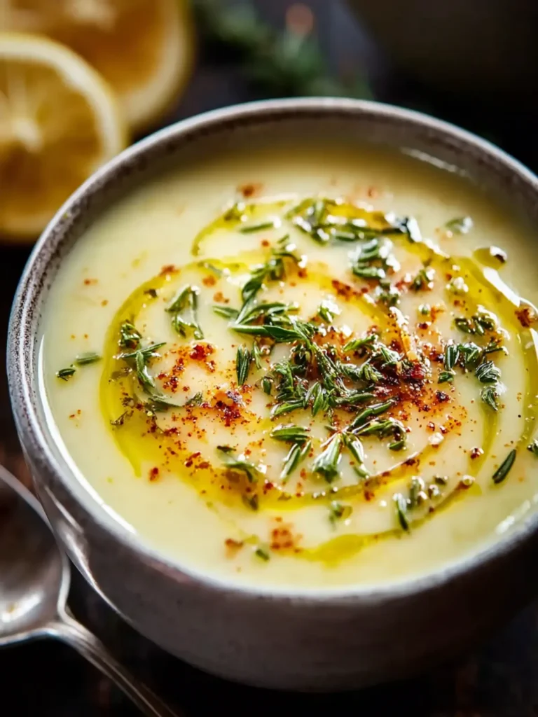 Avgolemono Soup: An Amazing Ultimate Greek Healing Lemon Soup First Image