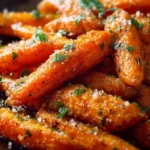 Parmesan Garlic Roasted Carrots – Easy Side Dish First Image
