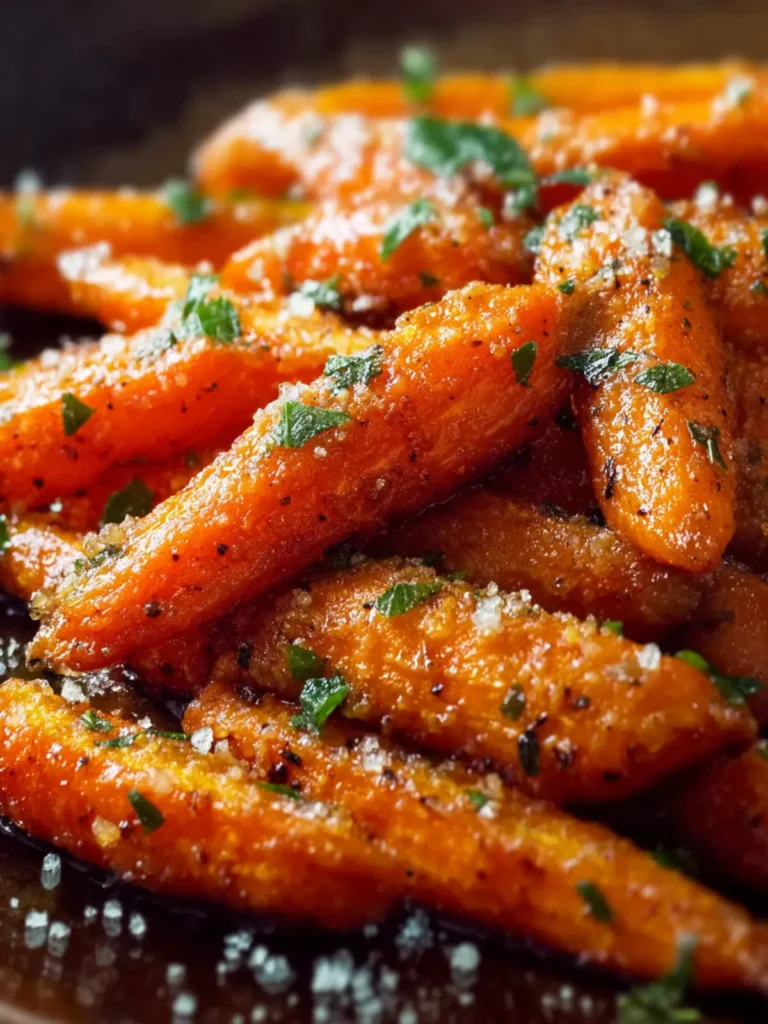 Parmesan Garlic Roasted Carrots – Easy Side Dish First Image
