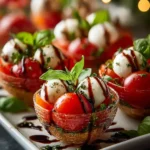 Festive Christmas Mini Caprese Salad Cups Recipe to Impress First Image
