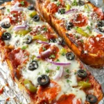 Grilled French Bread Pizza Supreme First Image
