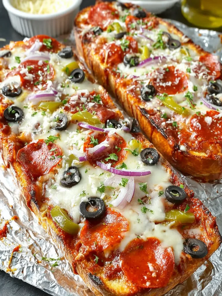 Grilled French Bread Pizza Supreme First Image