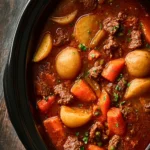 Slow Cooker Poor Man's Stew Recipe First Image