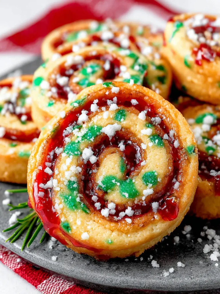 Christmas Pinwheel Cookies First Image