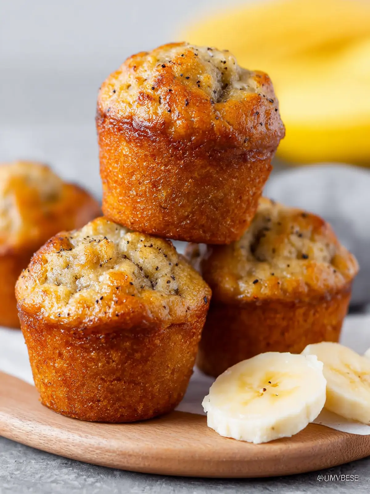 Banana Bread Mini Muffins First Image