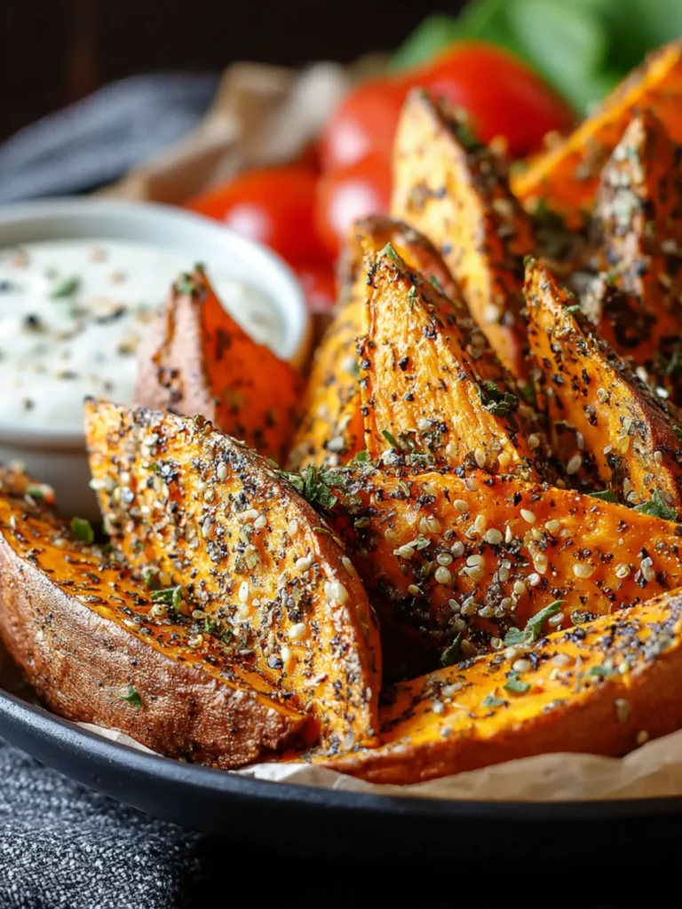 Irresistible Zaatar Roasted Sweet Potato Wedges Recipe First Image