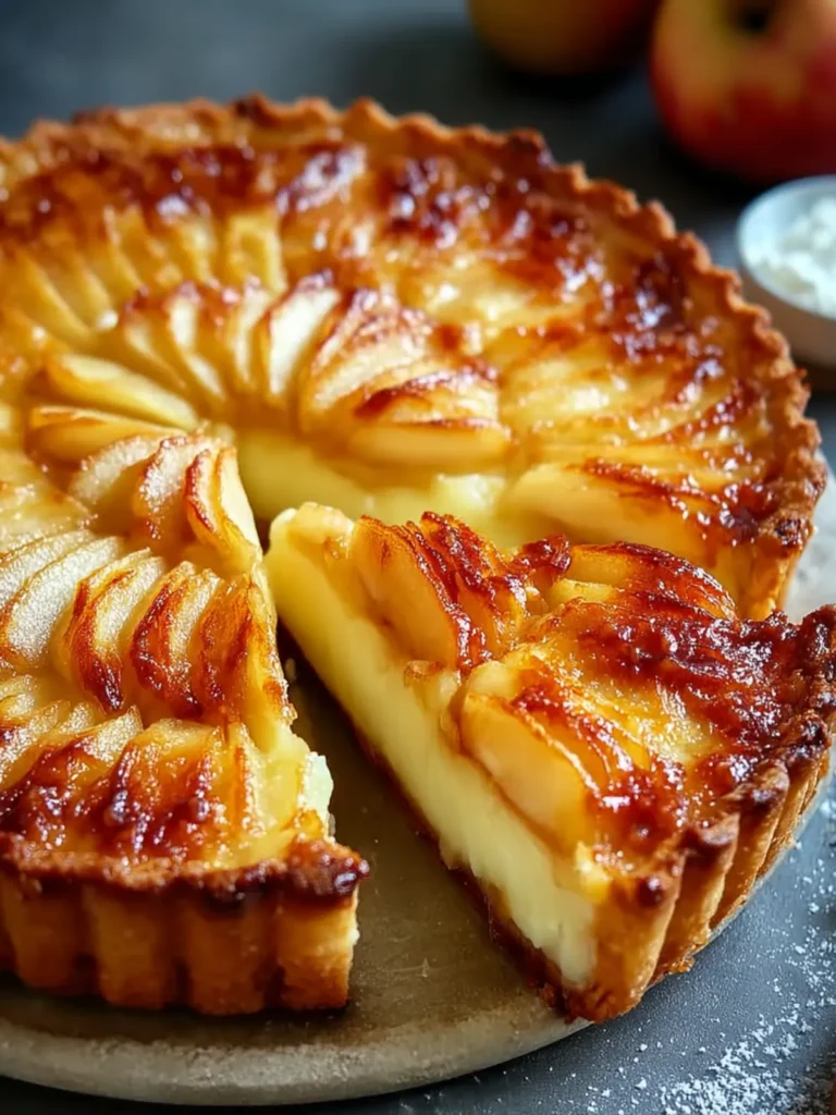 Scrumptious French Custard Pie with Apples: An Incredible Ultimate Recipe First Image