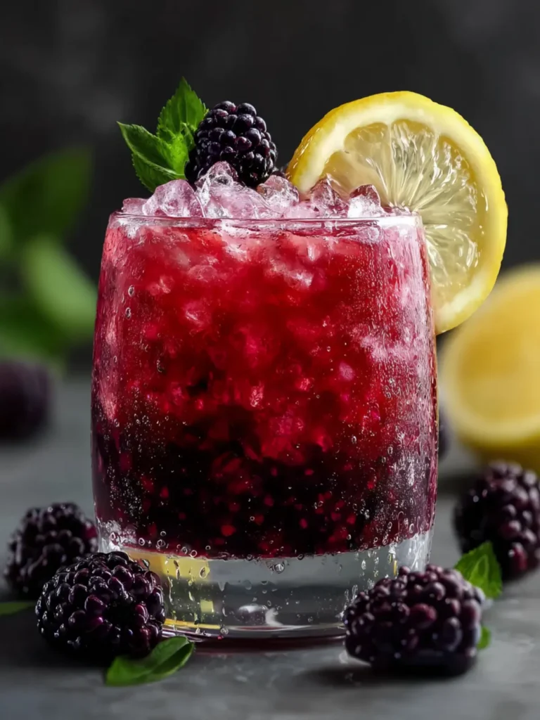 Blackberry Lemon Mocktail First Image