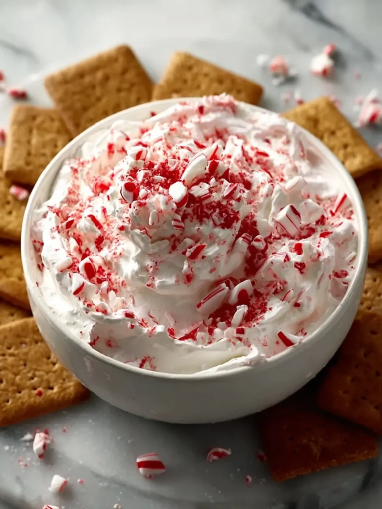 Christmas Peppermint Fluff Dip First Image