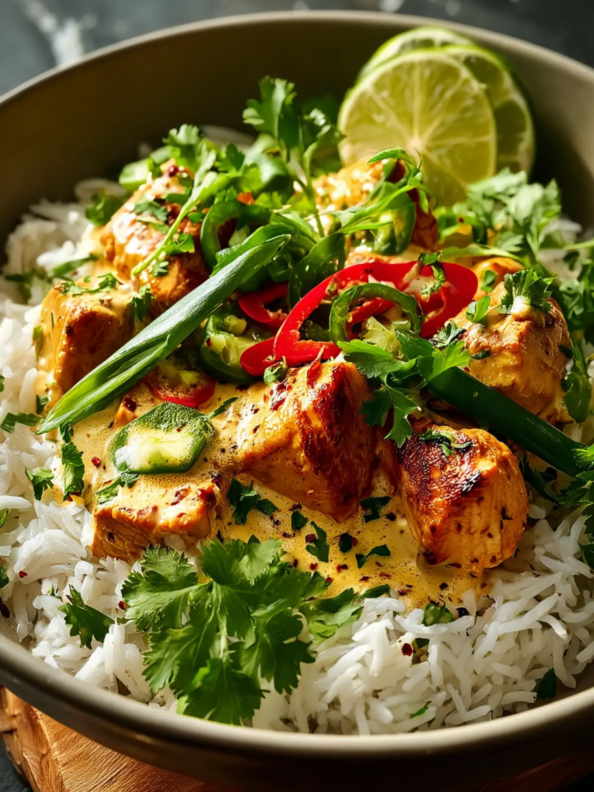 Coconut Chicken Rice Bowl: A Delicious Tropical Delight First Image