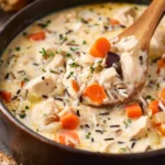 Creamy Chicken Wild Rice Soup Panera Copycat First Image