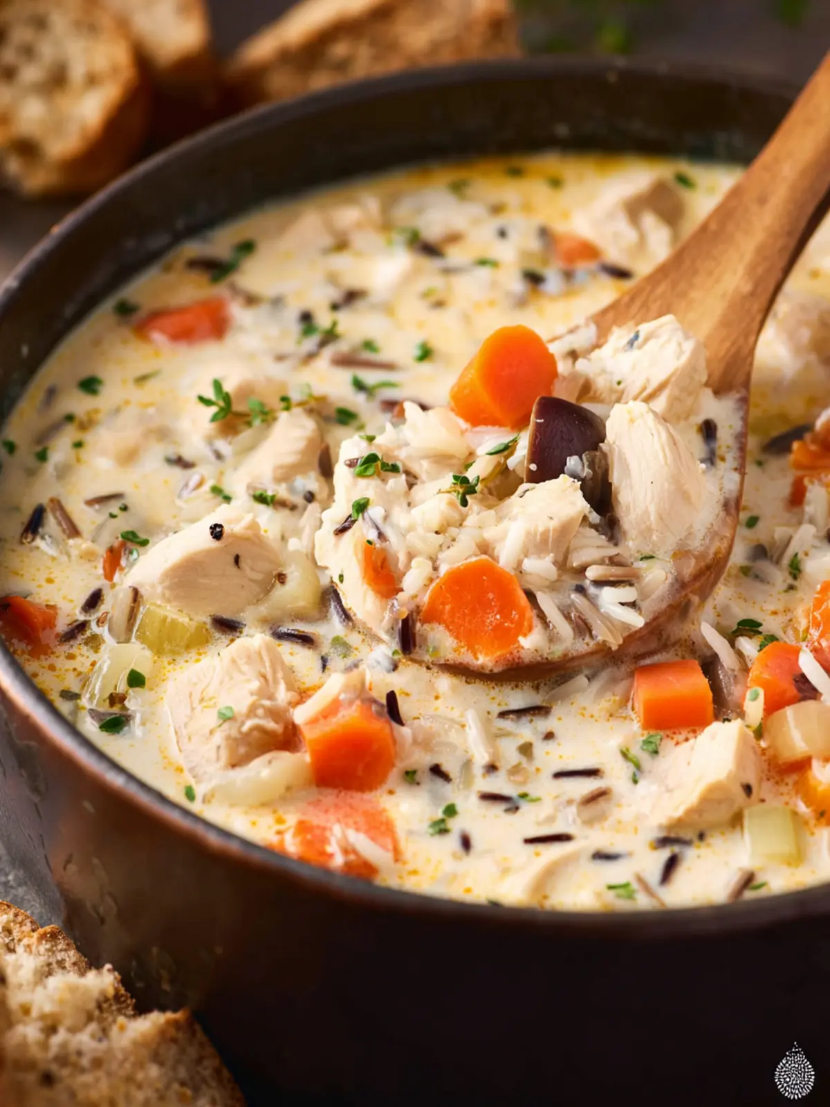 Creamy Chicken Wild Rice Soup Panera Copycat First Image
