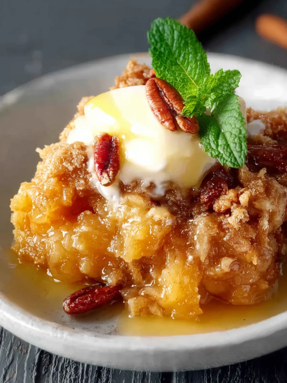 Crockpot Apple Dump Cake: Irresistibly Gooey & Easy Delight