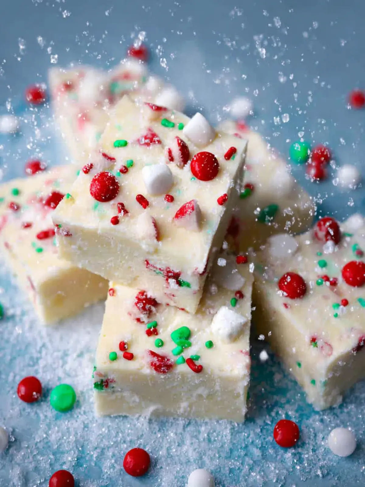 Holiday White Chocolate Marshmallow Fudge First Image