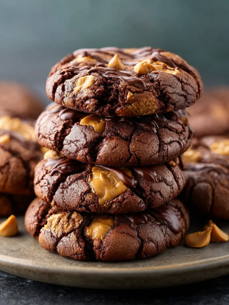 Peanut Butter Brownie Cookies First Image