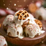 White Chocolate Pretzel Rolo Bites First Image