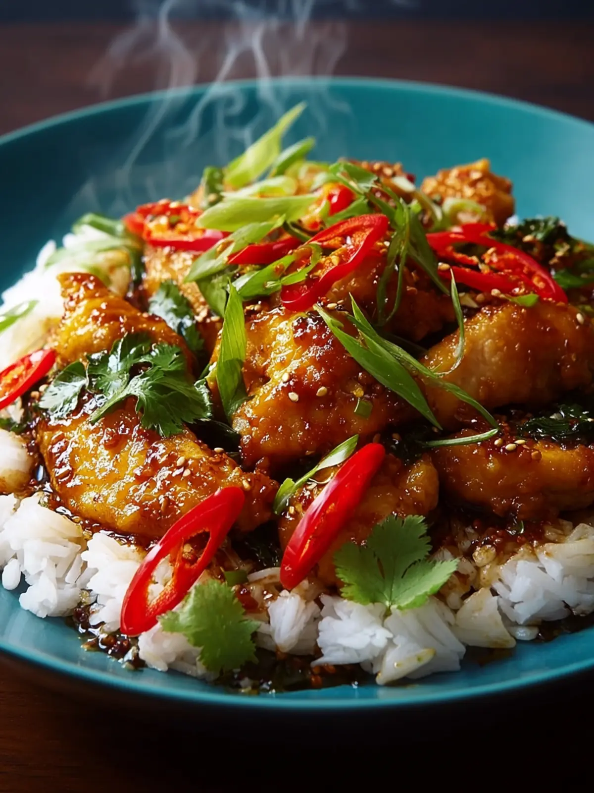 Sweet And Spicy Thai Chicken First Image
