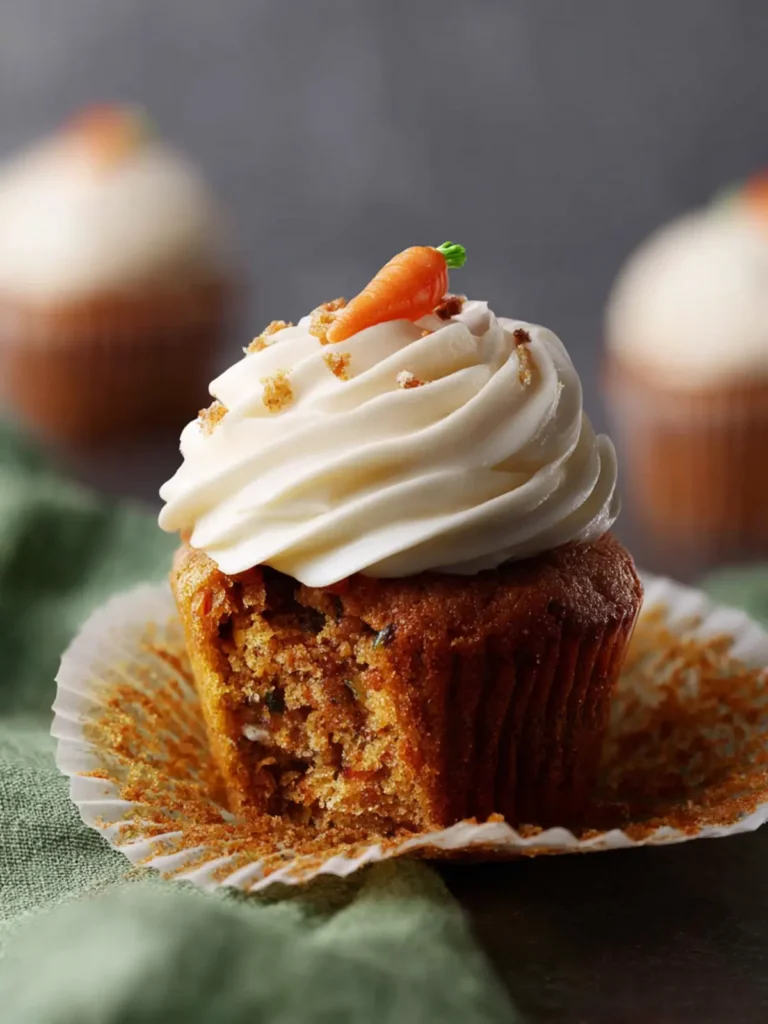 Carrot Cake Cupcakes First Image