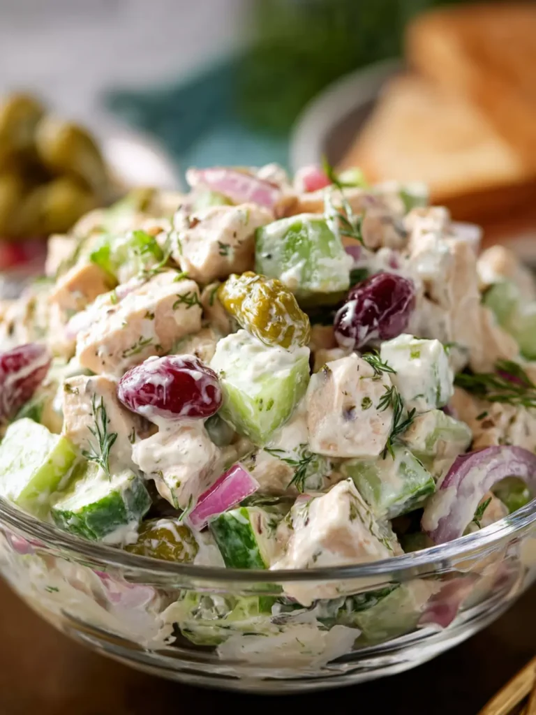 Dill Pickle Chicken Salad First Image