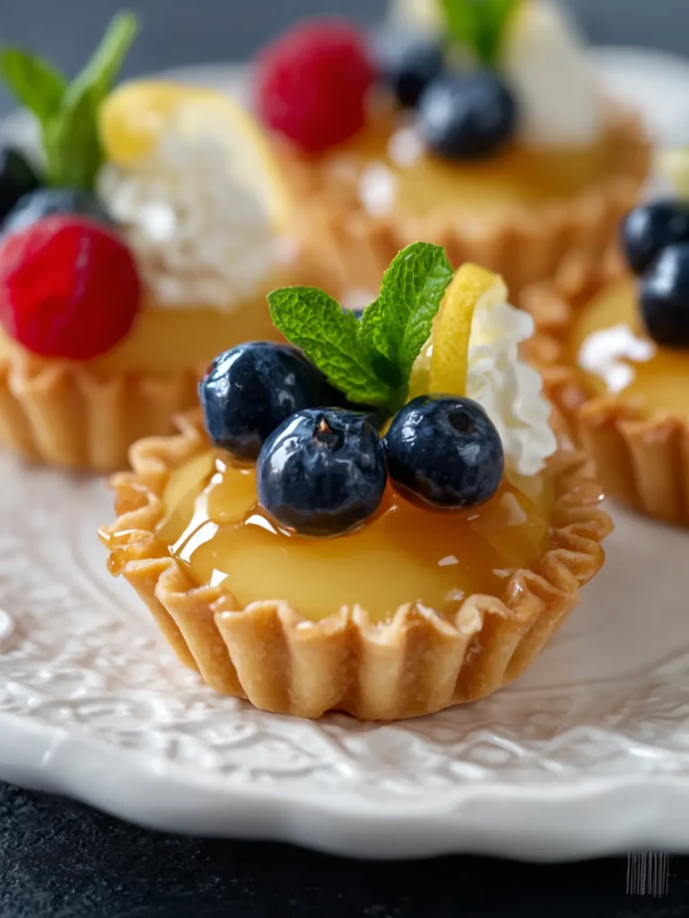 Lemon Curd Tartlets First Image