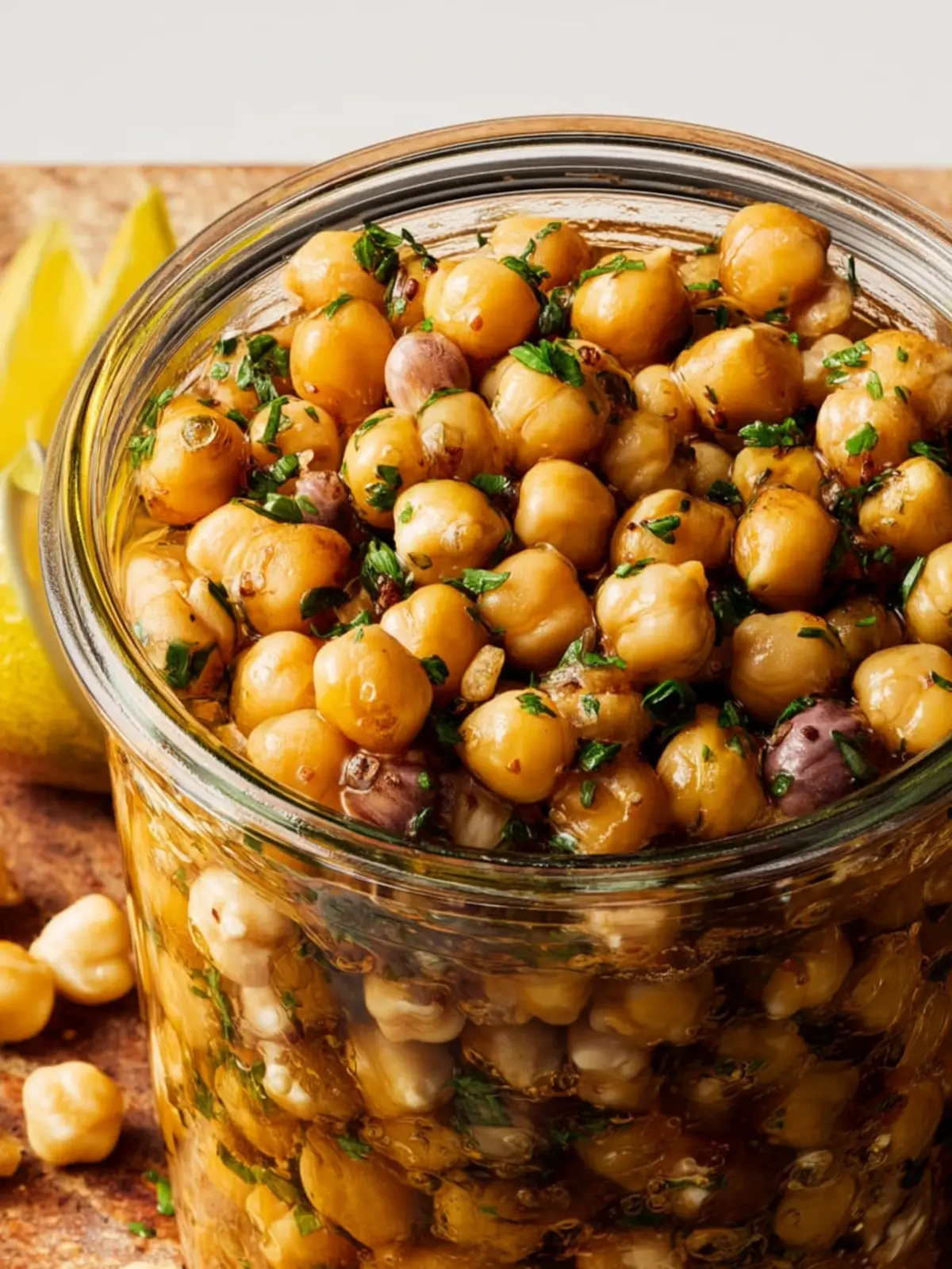 Marinated Chickpeas First Image
