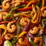 Sheet Pan Shrimp Fajitas First Image