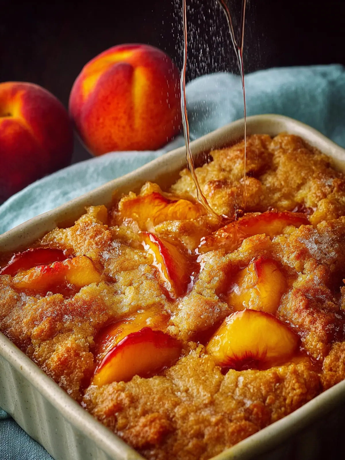 Bisquick Peach Cobbler First Image