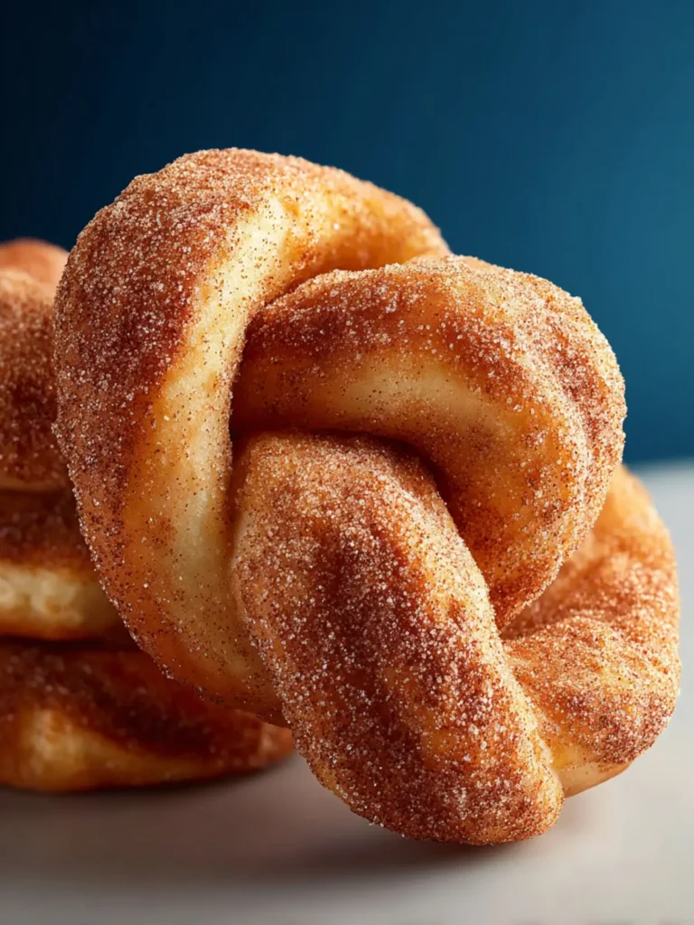 Cinnamon Sugar Twist Donuts First Image