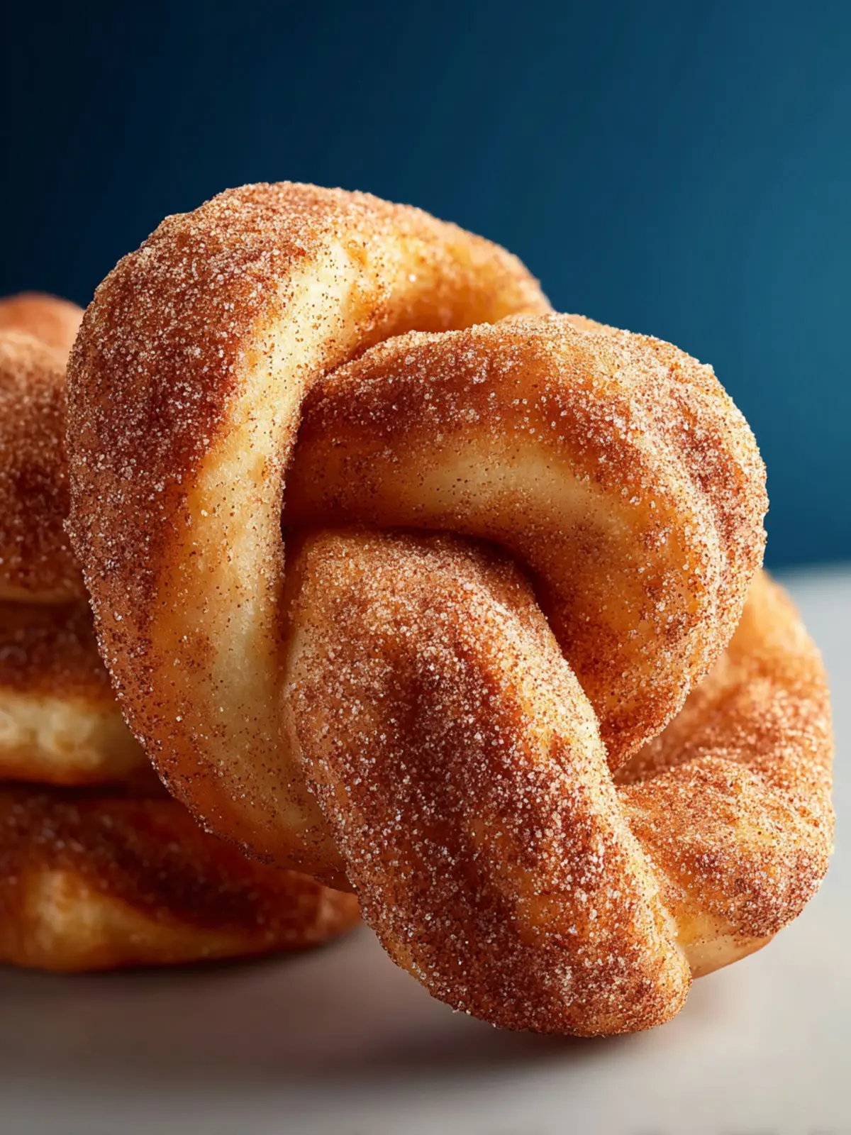 Cinnamon Sugar Twist Donuts First Image