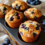 Cottage Cheese Blueberry Muffins First Image