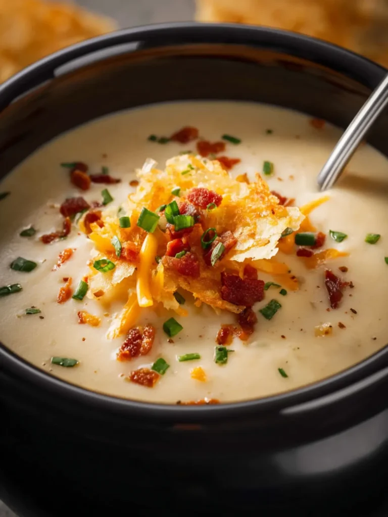 Crockpot Potato Soup with Hash Browns First Image
