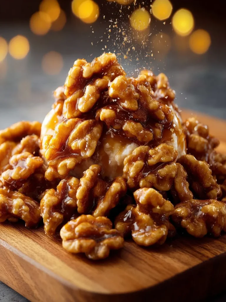 Festive Toffee Candied Walnuts First Image
