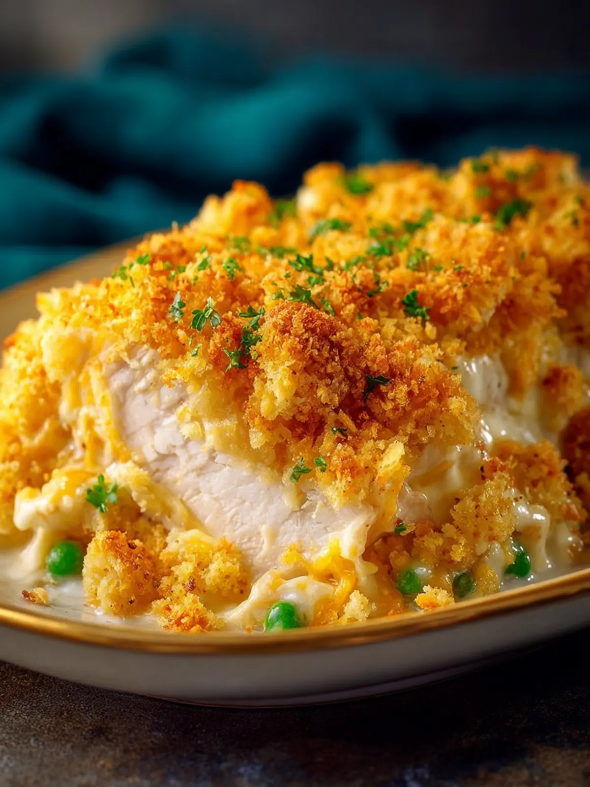 Ritz Cracker Chicken Casserole First Image