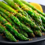 Vegan grilled asparagus First Image