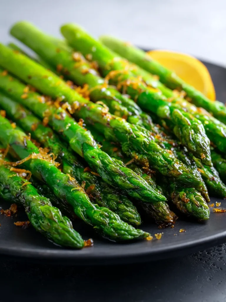 Vegan grilled asparagus First Image