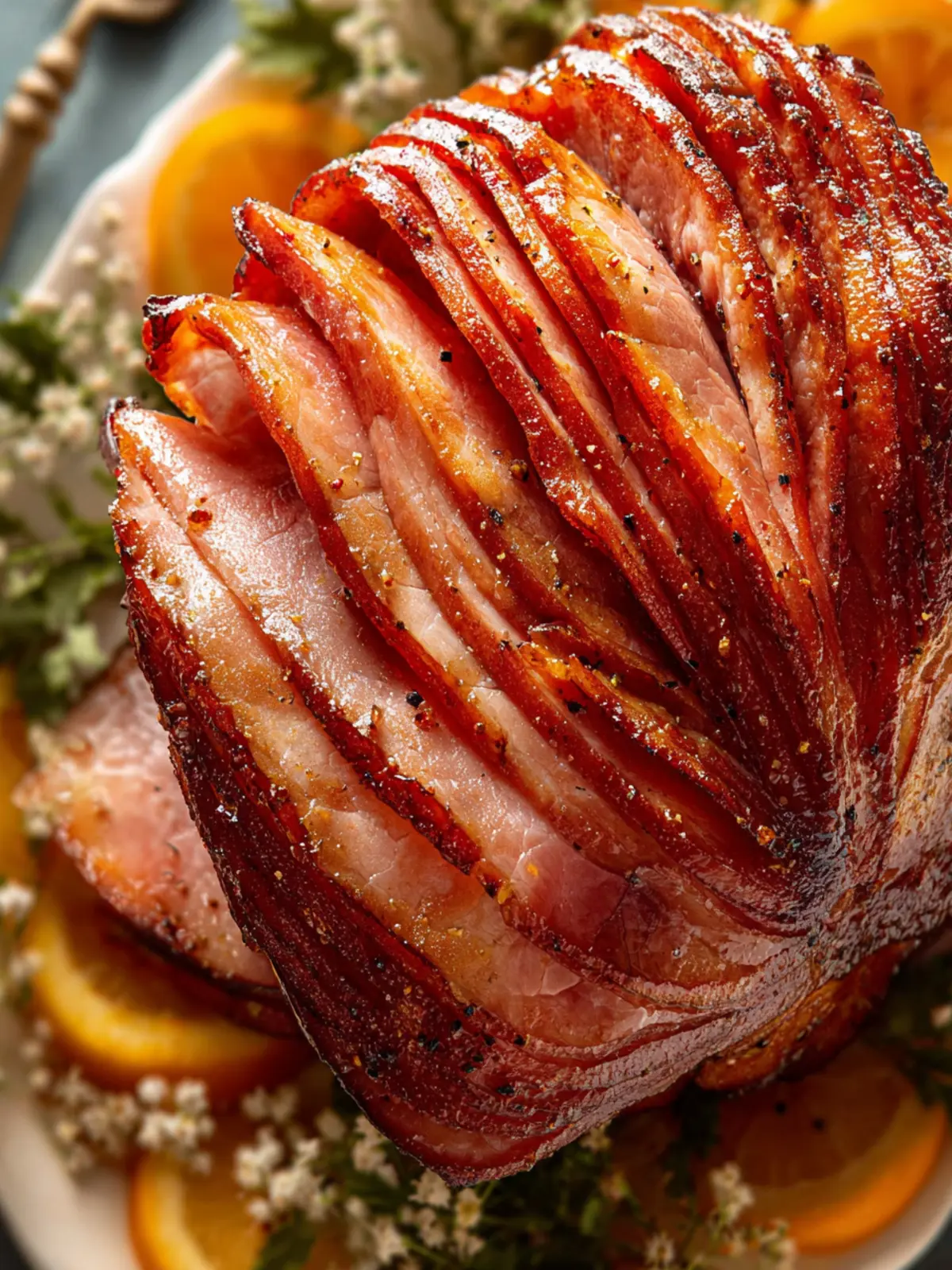 baked glazed ham First Image