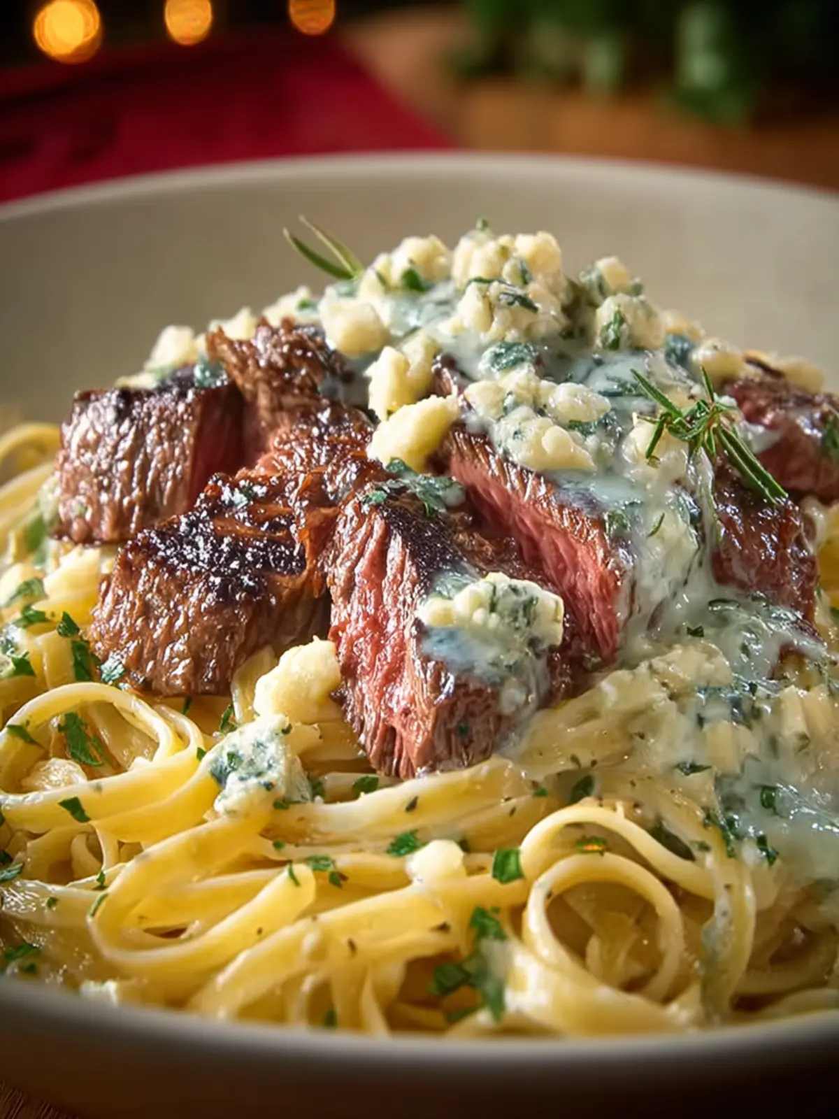Olive Garden Steak Gorgonzola Alfredo Made Irresistibly Easy