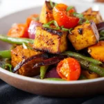 Balsamic Tofu with Vegetables First Image