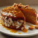 Caramel Almond Cake First Image