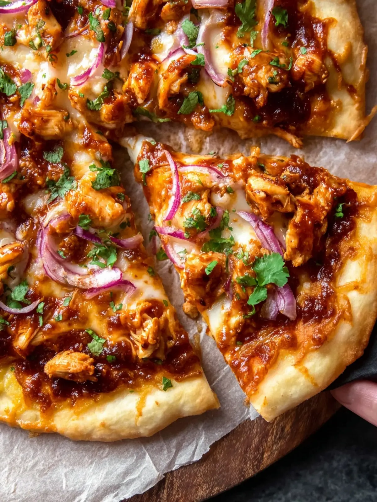 Easy Homemade BBQ Chicken Pizza First Image
