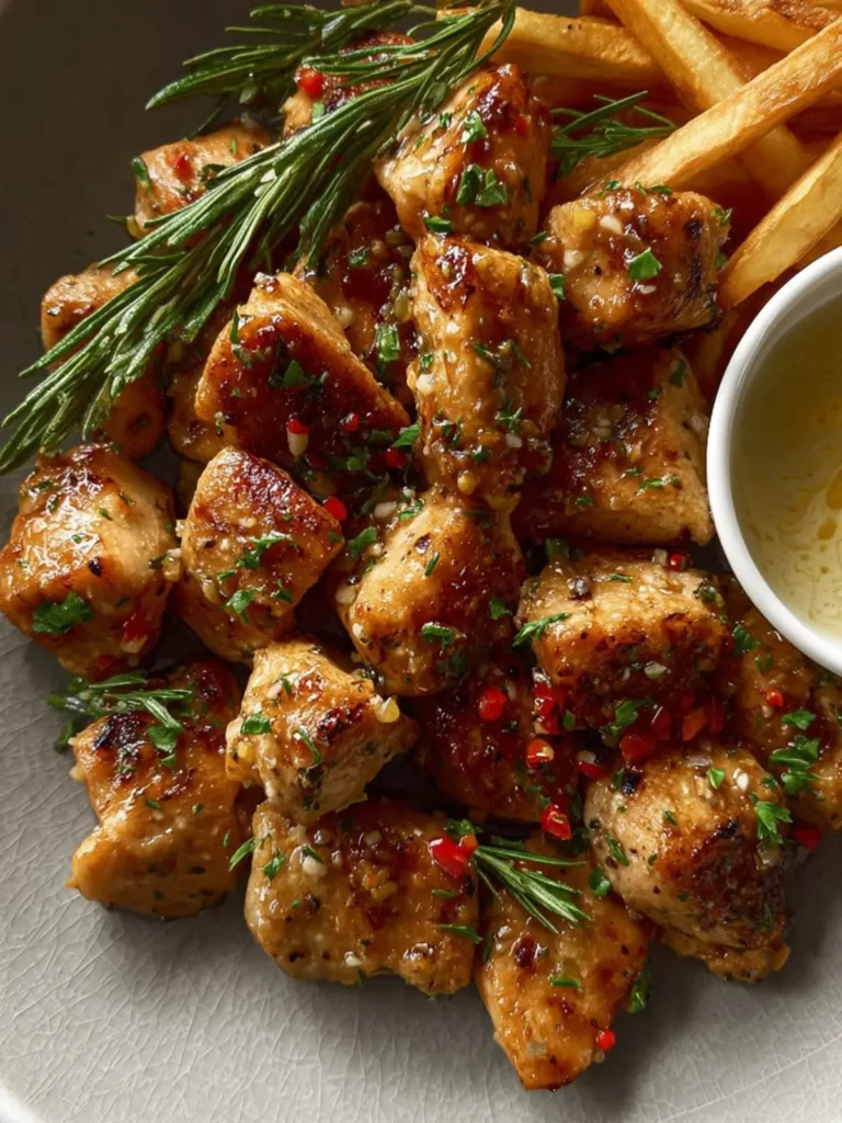 Garlic Butter Chicken Bites First Image