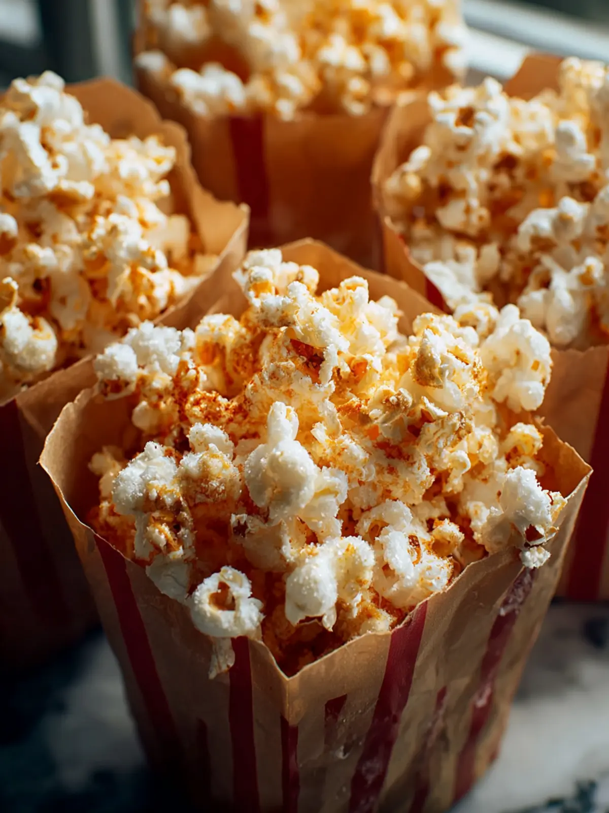 Garlic Butter Parmesan Popcorn Snack Bags Recipe Delight First Image
