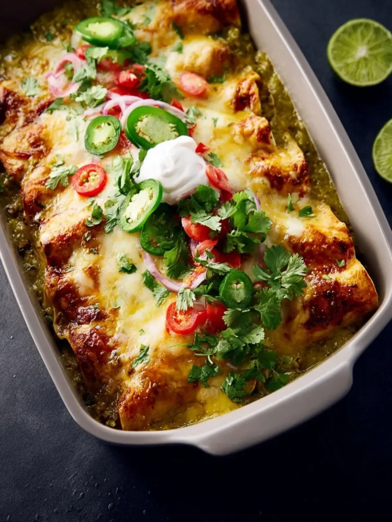 Green Chile Chicken Enchiladas First Image