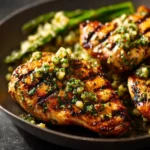 Grilled Chicken with Pepperoncini Garlic Butter First Image
