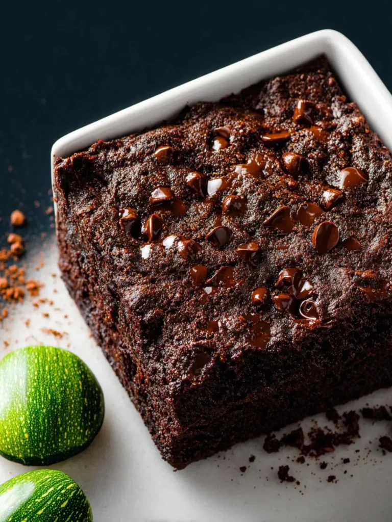 Vegan Zucchini Brownies First Image