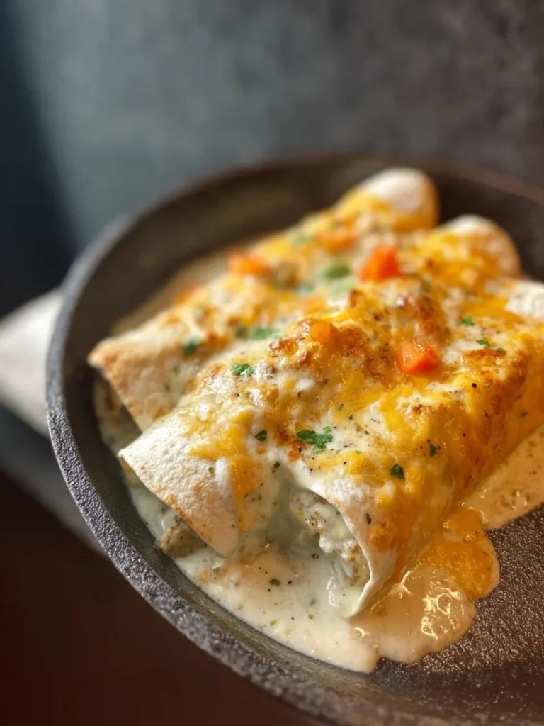 White Chicken Enchiladas Recipe First Image